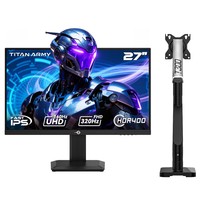 TITAN ARMY P2712V gamer monitor + T300 Pro ergonomikus monitorkar