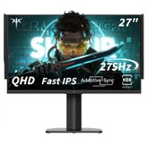 KTC H27E8 Moniteur Gaming, écran Fast IPS 27 pouces 2560×1440, taux de rafraîchissement 240Hz & 275Hz OC, temps de réponse 1ms MPRT, HDR400, compatible FreeSync & G-Sync, faible lumière bleue & sans scintillement, support réglable & VESA 100×100 mm