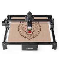 Mecpow X3S 12W-os lézergravírozó, 10000 mm/perc nagy sebesség, 0,01 mm-es pontosság, 360 × 360 mm-es munkaterület, 360 × 730 mm-ig bővíthető, WiFi és USB-C csatlakozás, LightBurn kompatibilis, dőlésvédelmi rendszer