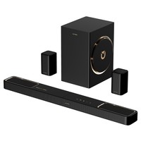 Ultimea Skywave F40 Boom 5.1.2 Soundbar, Dolby Atmos Surround hangrendszer, HDMI eARC, 8 meghajtó, Bluetooth 5.4, alkalmazásvezérlés, állítható basszus, vezeték nélküli mélynyomó és hátsó hangszórók