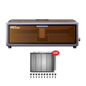 Creality Falcon A1 10W FDA Class 1 Laser, 600mm/s Fast Engraving, Built-in Camera, Smart Material Detection Eye-Protection Cover,  0.06 - 0.08mm Compressed Spot, Extraction Fan, 305*381mm