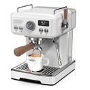 HIBREW H10Plus Espressomaschine, 20 Bar halbautomatische Kaffeemaschine, schnelles Aufheizen, Temperaturregelung, Dampfaufschäumer für Cappuccino, Latte, Edelstahl (Latte-Art-Tasse nicht im Lieferumfang enthalten)