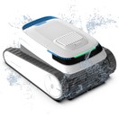 AIRROBO TBPC20 Nettoyeur de piscine robotisé sans fil, 3 moteurs et deux brosses de nettoyage, puissance de 80W, batterie de 5200mAh, autonomie de 2 heures, capable de gravir les murs, Nettoyage du sol/mur/ligne d'eau, Escalade murale 90°, IP68