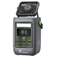 FOSSiBOT FDC300 Hordozható Erőmű, 288 Wh-s LiFePO4 Akkumulátor, Kettős 140 W-os USB-C Nagy Teljesítmény Kimenet, Gyors Töltés USB-C/Napener/Autós Kapcsolaton Keresztül, QC3.0 USB-A Port, XT60 Autós és Napelemes Bemenet, Beépített Hűtőventilátor, Okos
