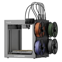 Flashforge Creator 5 3D nyomtató, 4 független szerszámfej, 300 mm/s nagy sebességű, nulla tisztítási hulladék, többszínű és több anyagú, 256 × 256 × 256 mm
