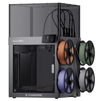 Flashforge Creator 5 Pro 3D nyomtató, 4 független szerszámfej, 300 mm/s nagy sebesség, nulla tisztítási hulladék, 65°C fűtött kamra, zárt, többszínű és többanyagos nyomtatás