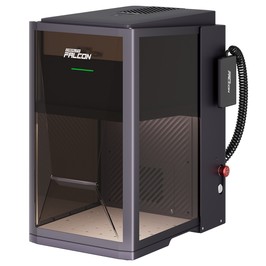 Creality Falcon T1 20W Faserlaser-Graviergerät, 0,001 mm ultra hohe Präzision, 175×175 mm Arbeitsbereich, 10000 mm/s Graviergeschwindigkeit, Sicherheitsklasse 1, intelligente Kamera, WLAN & USB, Unterstützung für mehrere Materialien