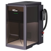 Creality Falcon T1 20W-os száloptikás lézergravírozó, 0,001 mm-es ultra nagy pontosságú, 175 × 175 mm-es munkaterület, 10000 mm/s gravírozási sebesség, 1. osztályú biztonság, intelligens kamera, Wi-Fi és USB, több anyag támogatása