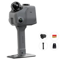 3DMakerpro Raven Max LiDAR szkenner, dupla 12MP-es kamera, 100m-es szkennelési tartomány, továbbfejlesztett RGB pontfelhők, 150 000 pont/s, 360°×40°-os látószög, 4K True-Color rögzítés, 32 GB tárhely, 12000mAh-s akkumulátor, Wi-Fi 5