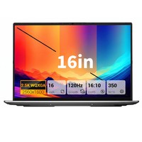 FIREBAT U6B Laptop, 16 hüvelykes 2560*1600 120Hz IPS Kijelző, AMD Ryzen 5 6600H 6 Magos Max. 4.5GHz, 16GB LPDDR5 RAM, 512GB SSD, WiFi 6 Bluetooth 5.2, Dupla Ventilátoros Hűtés, 58Wh Akkumulátor, 2*USB-C (PD+DP), 1*HDMI 2.1