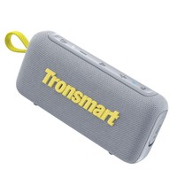 Tronsmart Trip 2 hordozható kültéri hangszóró, SoundPulse mély basszus, 42 mm-es teljes tartományú meghajtó, dupla passzív radiátorok, Bluetooth 5.3, IPX7 vízálló, 20 órás lejátszási idő, beépített mikrofon, C típusú töltés