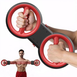 Akluer RL-2000A Multifunktionaler Armtrainer, 360° rotierendes Ganzkörpertraining, 0-8 einstellbare Widerstandsstufen, 5 abnehmbare Widerstandsbänder, 40-150 cm Dehnungsbereich