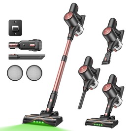 Vactidy V10 Pro vezeték nélküli állóporszívó, 45000Pa szívóerő, 550W-os motor, akár 45 perc üzemidő, levehető 2200mAh-s akkumulátor, 5-fokozatú szűrés, 500ml-es portartály, LED kijelző, zöld fényű porérzékelés