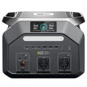IEETek P1800 Tragbare Powerstation, 1024Wh LiFePO4-Batterie, 1800W reiner Sinuswellen-Ausgang, 3600W Spitzenleistung, 1200W Schnellladung, 500W Solar-Eingang, 4000+ Zyklen Lebensdauer, <10ms EPS-Backup, Wi-Fi & Bluetooth App-Steuerung