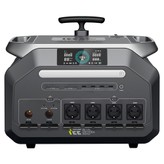 IEETek P2400 Station d'Alimentation Portable, Batterie LiFePO4 2048Wh, Sortie à Onde Sinusoïdale Pure 2400W, Puissance de Crête 4800W, Recharge Rapide 1800W, Entrée Solaire 800W, EPS <10 ms, Contrôle WiFi et Bluetooth