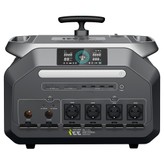 IEETek P3200 Station d'Alimentation Portable, Batterie LiFePO4 2048Wh, Sortie à Onde Sinusoïdale Pure 3200W, Puissance de Crête 6400W, Recharge Rapide en 1,5 h, Entrée Solaire 1000W, EPS <10 ms, Plus de 4000 Cycles, Contrôle WiFi et Bluetooth