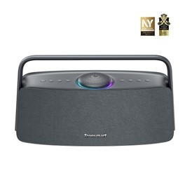 Tronsmart Fiitune X30 otthoni hangszóró, 80W térbeli hangzás, nagy felbontású LDAC vezeték nélküli hangzás, 2.2.1 akusztikus rendszer, 40 kHz-es hangtartomány, Bluetooth 5.3, IPX6 vízállóság, 14 órás lejátszási idő