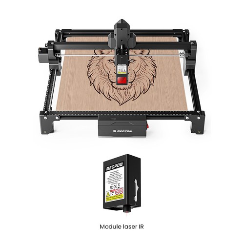 Mecpow X3S 12W Graveur laser avec module laser IR