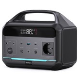 DaranEner NEOS Hordozható Erőmű, 288Wh LiFePO4 Akkumulátor, 600W Tiszta Szinuszos AC Kimenet, 1200W Csúcsteljesítmény, 80W Napelemes Bemenet, 100W USB-C PD, Kettős DC5521 Kimenet, 120W Autós Aljzat, MPPT, BMS, UPS, Több Mint 3500 Töltési Ciklus