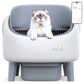 Crigge MINI-C Smart Cat Litter Box White