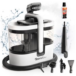 Teendow C7 Max Szőnyegporszívó, 1800W teljesítmény, 16kPa szívóerő, ≥100°C gőz, 4 tisztítási mód, permetezés, súrolás és porszívózás, 1600ml/1500ml dupla víztartály