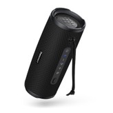 Tronsmart Mirtune C3 Plus hordozható kültéri hangszóró, 50W sztereó hangzás, Bluetooth 6.0, IPX7 vízálló, Auracast ™ Több hangszóró szinkronizálása, akár 12 órás lejátszási idő, USB-C töltés - Fekete