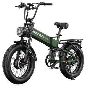 APEFOX RH20 Electric Bike 750W*2 48V 22.5Ah Green
