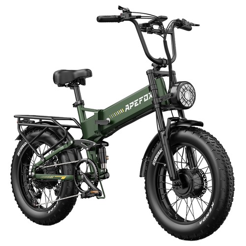 APEFOX RH20 Elektrofahrrad 750W*2 48V 22,5Ah Grün