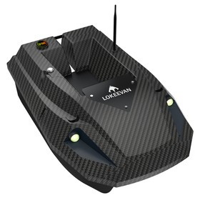 LOKEEVAN D50B GPS RC Fishing Bait Boat Black