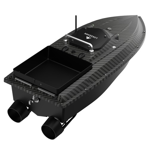 LOKEEVAN D80B GPS RC Fiskebåt Svart