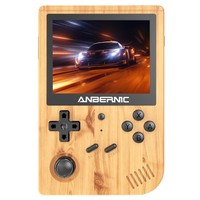 ANBERNIC RG351V Retro Kézi Játékkonzol, RK3326 Négymagos 1,5 GHz-es Processzor, 3,5" IPS OCA Teljesen Laminált Kijelző, 7000+ Beépített Játék, 16 GB + 64 GB Tárhely, Linux Emulátor NDS/N64/DC/PSP/PS1 Játékokhoz