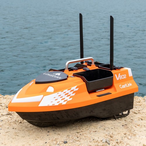 LOKEEVAN V802 Pro GPS RC Fiskebåt Orange