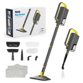 Teendow SC-05 Bodendampfreiniger, 1300W Leistung, 15s schnelle Aufheizzeit, 300mL Wassertank, 30 Minuten Laufzeit, 2 einstellbare Dampfmodi, 7m Netzkabel, 180° schwenkbarer Moppkopf, 135° vertikale Rotation