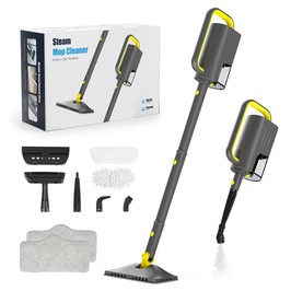 Teendow SC-05 Bodendampfreiniger, 1300W Leistung, 15s schnelle Aufheizzeit, 300mL Wassertank, 30 Minuten Laufzeit, 2 einstellbare Dampfmodi, 7m Netzkabel, 180° schwenkbarer Moppkopf, 135° vertikale Rotation