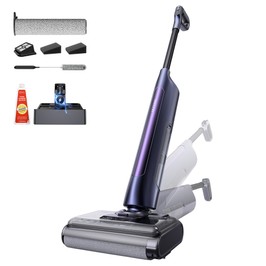 Ultenic AC1 TriFLex Aspirateur eau et poussière, moteur 150W, batterie 2600mAh, autonomie de 60 minutes, réservoir de 800ml, 3 modes de nettoyage, système d'auto-nettoyage, 180° Nettoyage des surfaces planes, nettoyage sans bordures