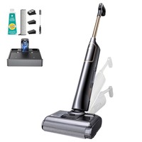 Vactidy X7S Nedves és Száraz Porszívó, 150 W-os Motor, 20 kPa Szívóerő, 2600 mAh Akkumulátor, 40 Perc Üzemidő, 800 ml-es Víztartály, 3 Tisztítási Mód, Öntisztító Rendszer, 180°-os Lapos Kinyúlás, Nulla Peremtisztítás