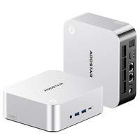 AOOSTAR MACO Mini PC, AMD Ryzen 7 H 255 processzor, 8 magos, 16 szálas, akár 4,9 GHz-es órajel, Radeon 780M grafikus kártya, 24 GB DDR5 5600 MHz RAM, 1 TB PCIe 4.0 SSD, OCuLink eGPU támogatás, dupla 2,5 G LAN, WiFi 6, USB4*2, négy kijelzős kimenet