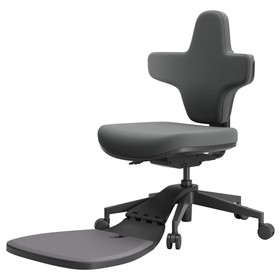 NEWTRAL MT-L Standing-Mate Ergonomic Standing Desk Chair Dark Gray