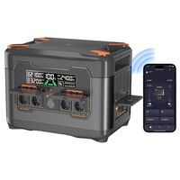 NEWSMY S2400 3000 W-os hordozható erőmű, 2047,5 Wh-s LiFePO₄ akkumulátor, 2000 W-os AC gyorstöltés, napelemes bemenet, 4×AC, USB-C és DC kimenetek, 10 ms-os UPS biztonsági mentés otthoni biztonsági mentéshez, kempingezéshez és hálózaton kívüli haszná