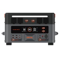 Oscal PowerMax 2400 SE Hordozható Erőmű, 2016 Wh LiFePO4 Akkumulátor, 2400 W Tiszta Szinusz Inverter, 4800 W Túlfeszültség, 1500 W Gyors Töltés, 1200 W Napelemes Bemenet, <0,01 s UPS Tartalék, 14 Kimenet, Bluetooth és WiFi Alkalmazásvezérlés