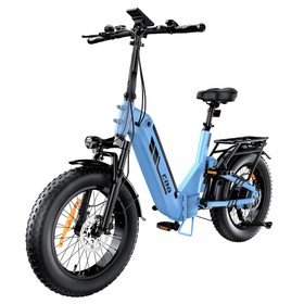 EB8 Foldable Electric Bike 250W 48V 15Ah Blue