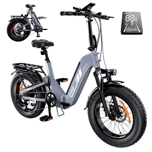 EB8 Faltbares Elektrofahrrad 250W 48V 15Ah Grau