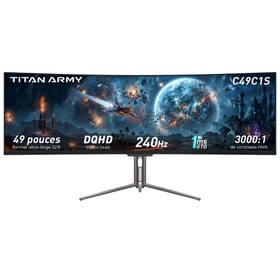 TITAN ARMY C49C1S 49 pouces Moniteur de jeu incurvé