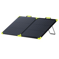 FOSSiBOT SP100 Pro kétoldalas hordozható napelem, 100 W teljesítmény, 25%-os napenergia-konverziós hatásfok, 10–15%-os hátoldali teljesítménynyereség, IP67 vízállóság, összecsukható kialakítás, MC4 - XT60 kábel, soros és párhuzamos csatlakozás