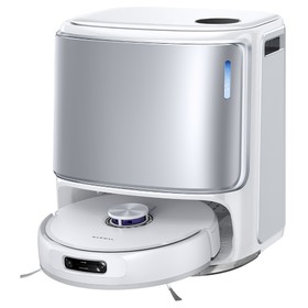 Refurbished Narwal Freo Z10 Ultra Robot Vacuum with Selfemptying Base Station 18000Pa Suction AI Vision DirtSense Technology Tanglefree Brush 4575°C Hot Water Wash LDS Navigation 8N Mopping White