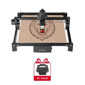 Mecpow X3S 7W Laser Engraver, 0.05x0.07mm Laser Spot, 10000mm/min High Speed, 360×360mm Workspace