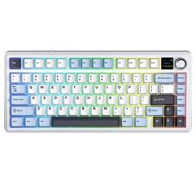 AULA F75 Max TFT Screen Tri-Mode Mechanical Keyboard with TFT Screen
