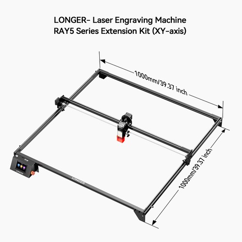 [Neue Version] LÄNGERES RAY5 Lasergravierer-XY-Achsen-Verlängerungsset