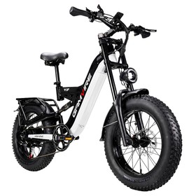 V9 Electric Bike 250W 48V 19.2Ah Black White