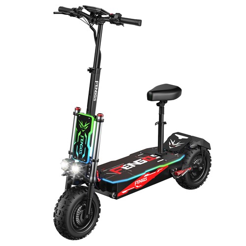 FENGQS S5 PRO Elektroroller mit zwei Motoren, 5600 W, 60 V, 38 Ah